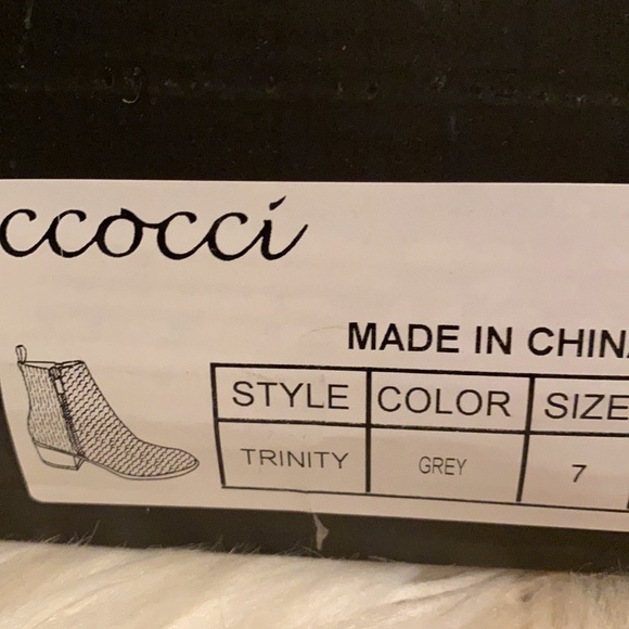 Ccocci grey snake pattern suede NEW - Picture 7 of 8